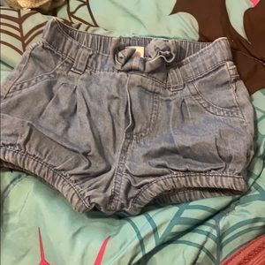 Toddler girl jean shorts